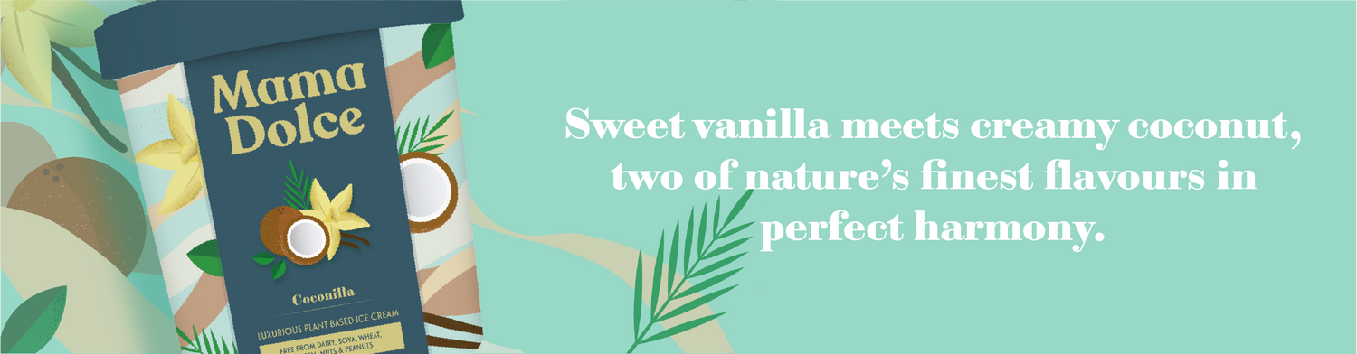 Sweet vanilla meets creamy coconut, two of nature's finest flavours in perfect harmony